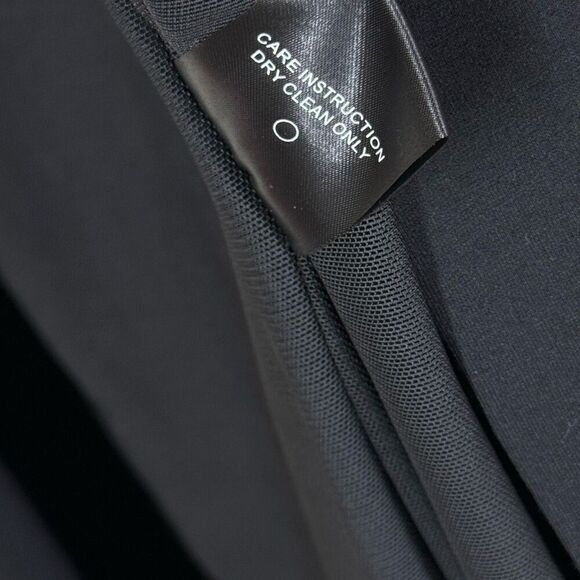 Camila Coelho Alex Maxi Dress in Black Asymmetric Cutout Column Slit XS FLAWS - Picture 12 of 15